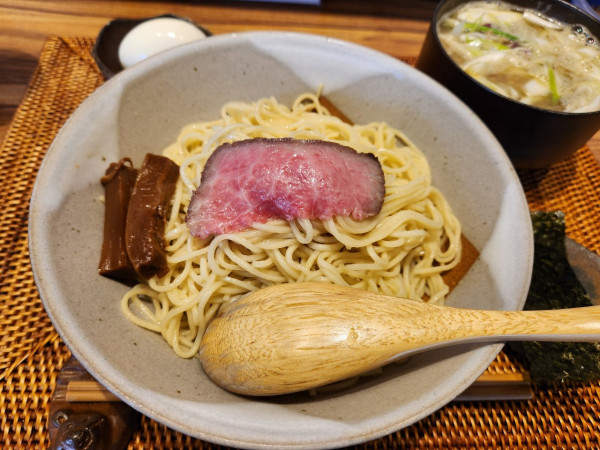 「つけ　ダシ　塩味玉」@Dad's Ramen 夢にでてきた中華そばの写真