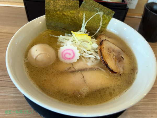 「特製あっさり鶏塩そば(1050円)」@麺屋 なると 上尾店の写真
