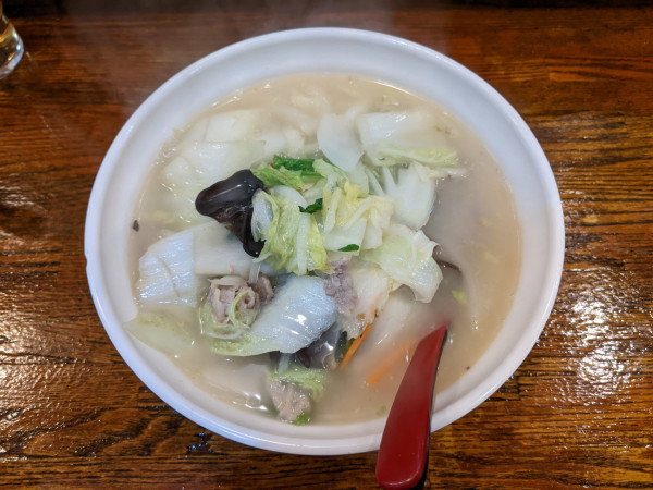 「たんめん・半炒飯:800円」@中国料理 海老専家 天山店の写真