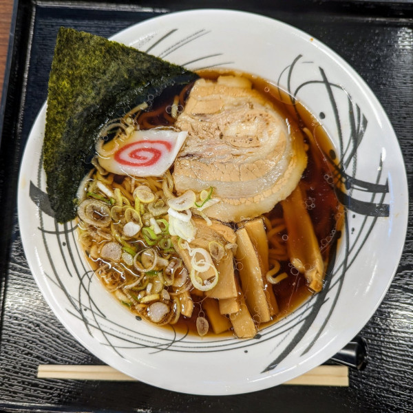 「蓮田くろはまラーメン（醤油）￥770」@蓮田下りSAレストランの写真