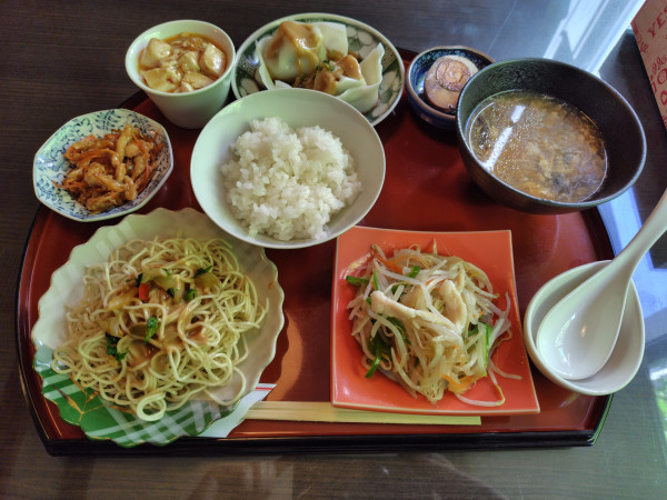 「日替わりランチセット980円」@天天の写真