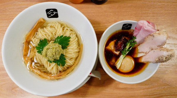 「特製鶏つけそば＋スーパードライ小瓶」@中華そば 髙野の写真