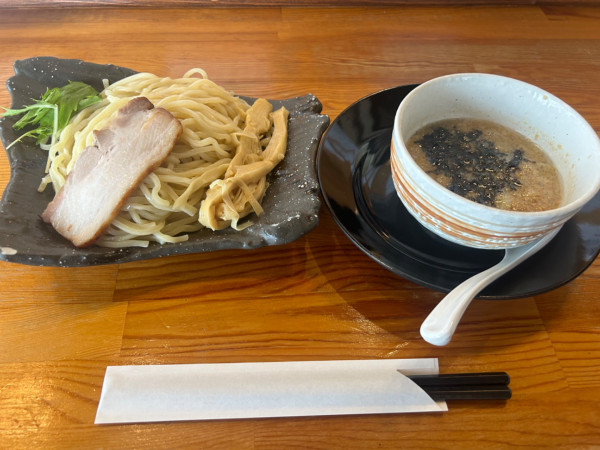 「背脂醤油つけ麺（岩のり入り）」@麺堂HOMEの写真