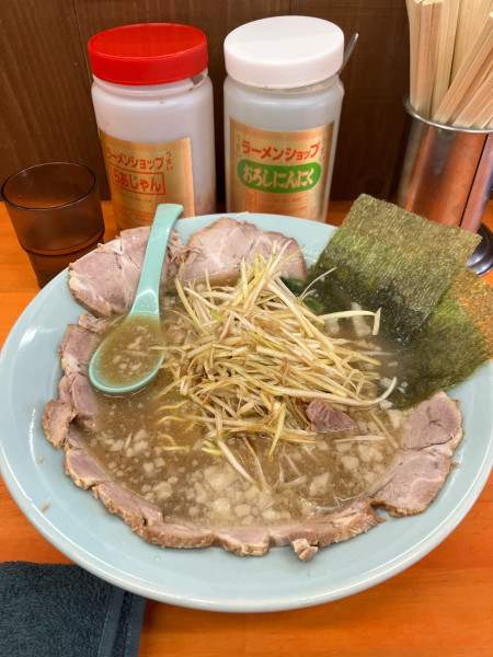 「ネギチャーシュー麺」@ラーメンショップ椿 春日部備後店の写真