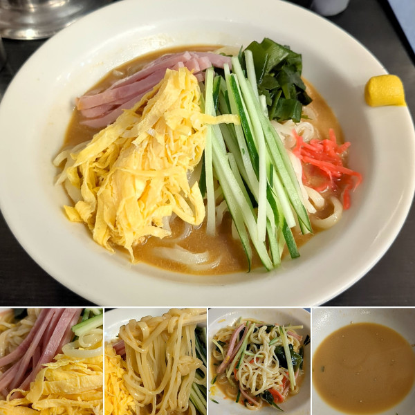 「冷やし中華(夏季限定)　1200円」@中国手打拉麺 馬賊 浅草本店の写真