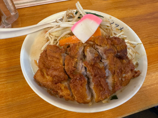「排骨タンメン(並盛・150g)1,144円」@極濃湯麺 フタツメ 安中店の写真