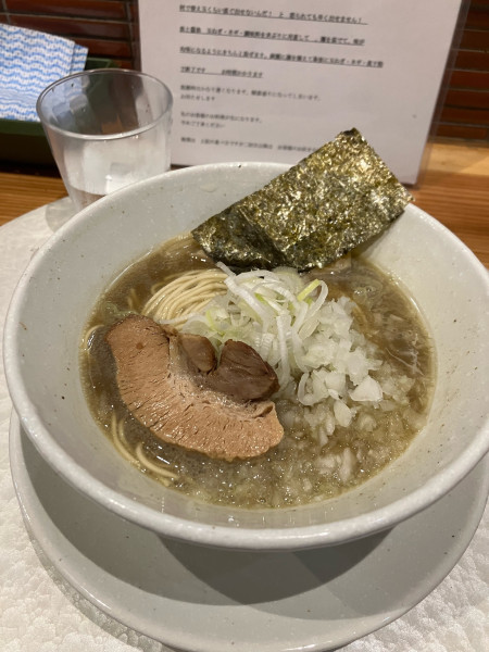 「特濃煮干しそば、替え玉セット」@つけめん・らーめん・煮干そば 金狼の写真