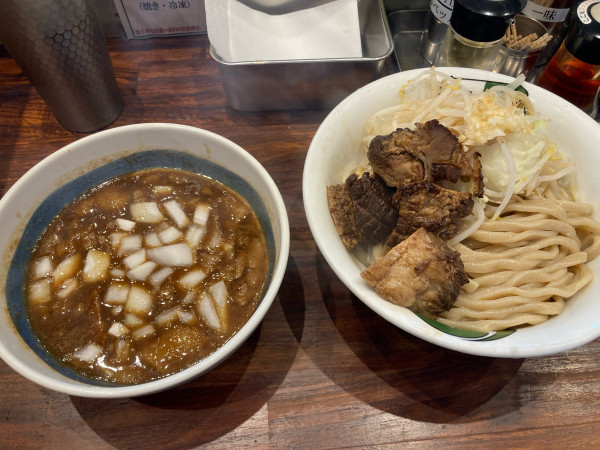 「つけ麺野菜」@雷 北松戸本店の写真