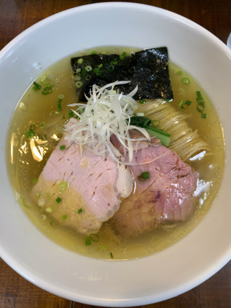 「蒼龍(塩)細麺」@麺屋 龍の写真