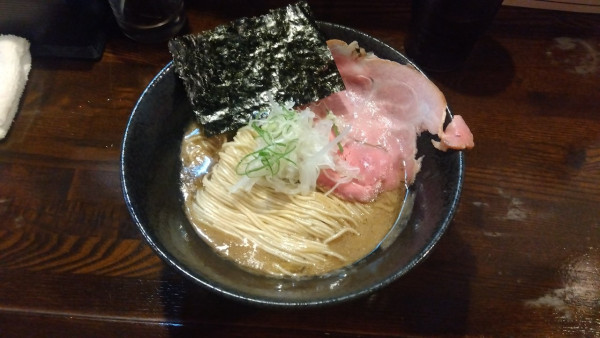 「濃厚煮干しラーメン　大盛」@麺屋 喜楽明人の写真