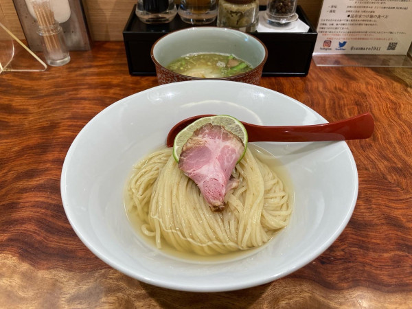 「特製 昆布水つけ麺 塩」@三馬路 東京店の写真