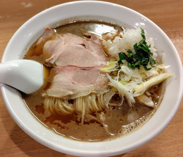 「秋刀魚蕎麦 1500円 牡蠣の和え玉 500円」@麺処 にぼし香の写真