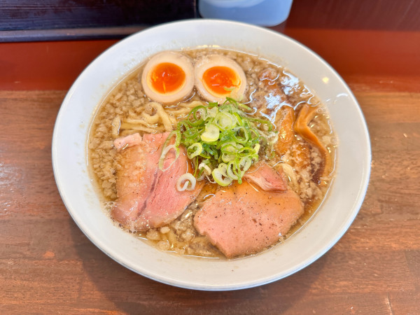 「味玉煮干ラーメン」@らーめん 香澄 阿波座本店の写真