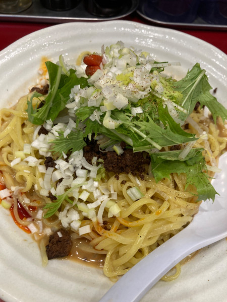 「冷やし担担麺¥1,050（大盛無料）」@担担麺ササラ 京橋店の写真