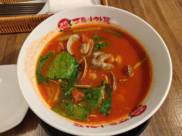 「太陽の貝出汁トマト麺(細麺)280元」@太陽のトマト麺 站前店の写真