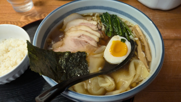 「叉焼ワンタン麺」@奥州白河ラーメン ○政の写真