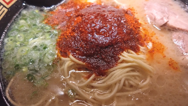 「らーめん 替玉 辛さ10倍」@一蘭 立川店の写真