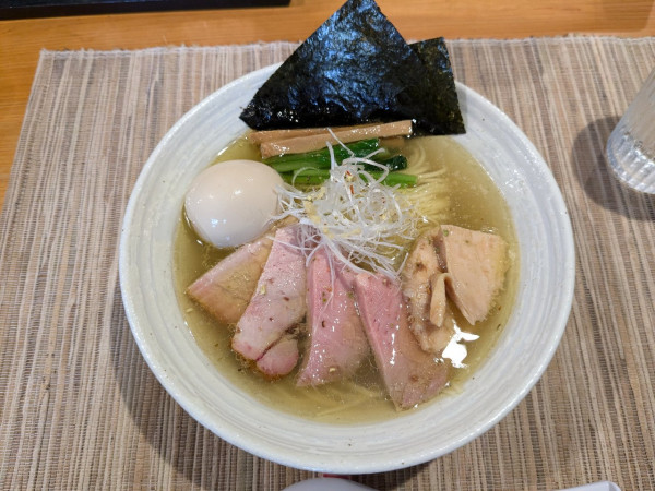 「特製塩らぁ麺1600円」@麺屋 さくら井の写真