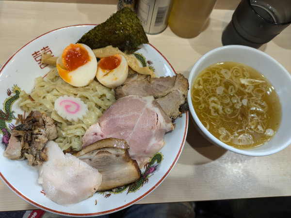 「【限定】特製生姜つけ麺(塩)」@手揉み中華そば 中村の写真