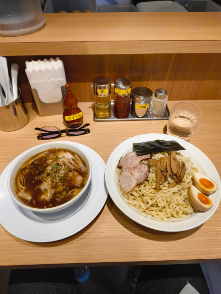 「特製つけ麺+大盛　1350円」@中華そば やなぎやの写真