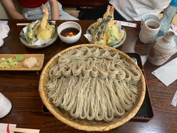 「そば一升」@蕎麦処 つゆ下 梅の花の写真