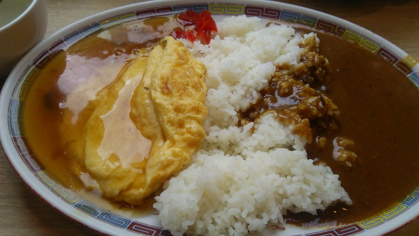 「ふわとろ天津カレー 1090円」@大阪王将 御徒町駅前店の写真