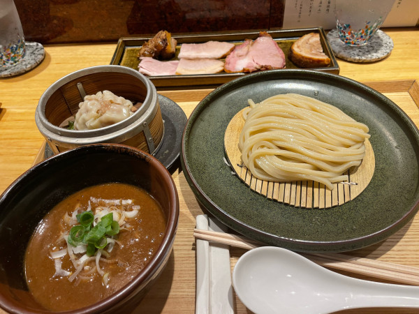 「つけ麺(小)¥1,450特焼売Ver¥1,200」@中華蕎麦 とみ田の写真