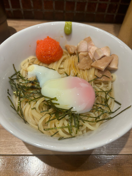 「冷やしそば」@鶏そば 一文の写真