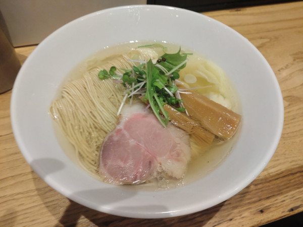 「ワンタン塩ラーメン(１２００円)」@RAMEN百舌鳥の写真