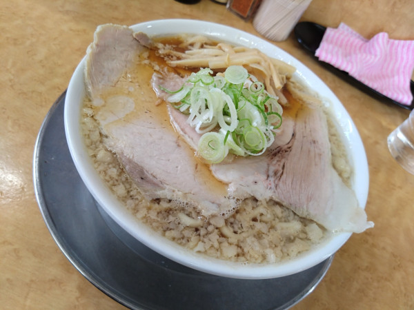 「朝専用 中 700円」@ラーメン 串焼き 笑太の写真