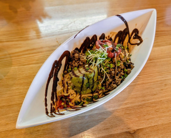 「秋ナスとローストトマトの汁なし担々麺【期間·数量限定】」@麺 㐂色の写真