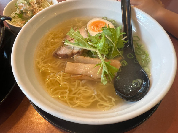 「しおらーめん850円」@くねくねラーメン 可児店の写真