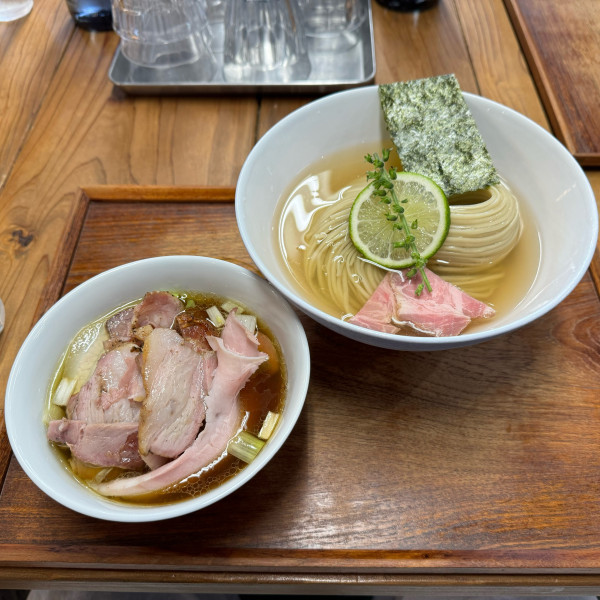 「昆布水つけ麺醤油」@YOKOKURA STOREHOUSEの写真