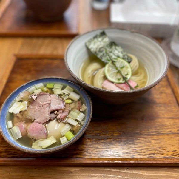 「昆布水つけ麺塩」@YOKOKURA STOREHOUSEの写真