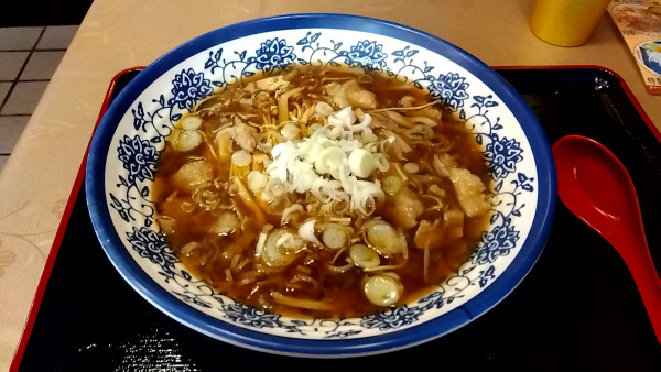「黒酢ラーメン（９８０円）」@萬福楼の写真