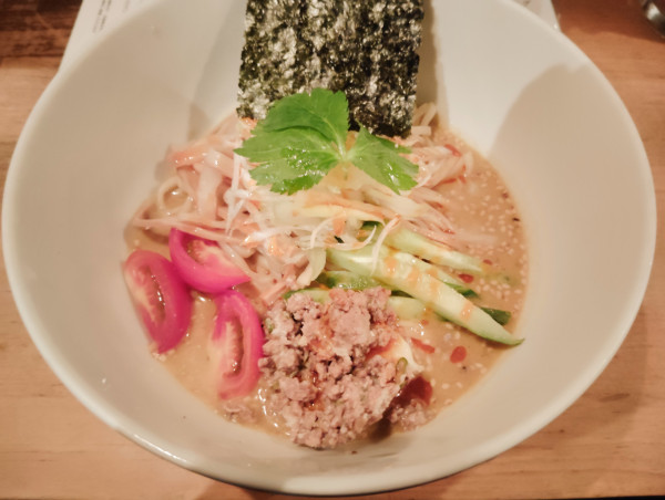 「冷やし坦々そば」@日本橋 製麺庵 なな蓮の写真