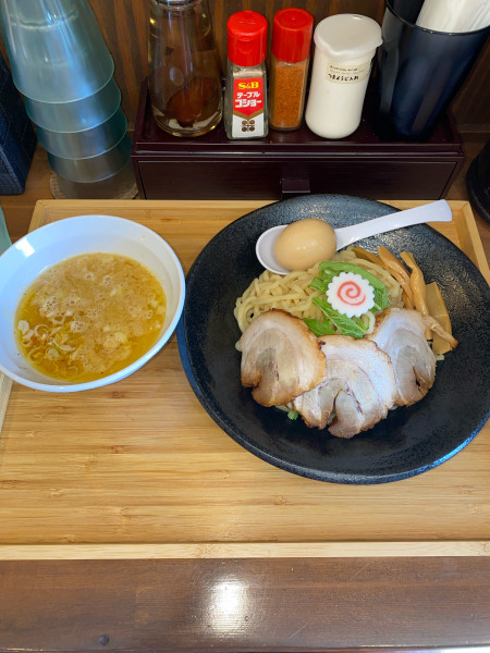 「濃厚鶏白湯のつけ麺全部のせ¥1,500円(限定)」@らぁめん 麺彩家の写真