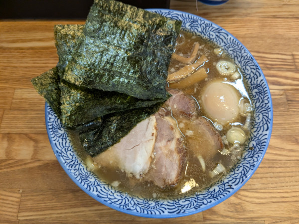 「特製中華そば1380円」@中華そば専門 とんちぼの写真