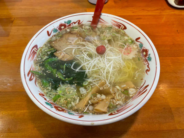 「塩ラーメン」@めんや 梟の写真