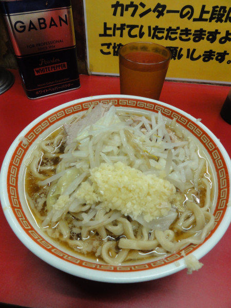 「小600円大蒜」@ラーメン二郎 目黒店の写真
