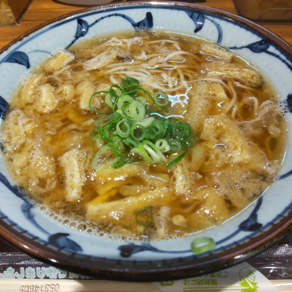 「かすそば（￥800）」@若菜そば 阪急十三店の写真