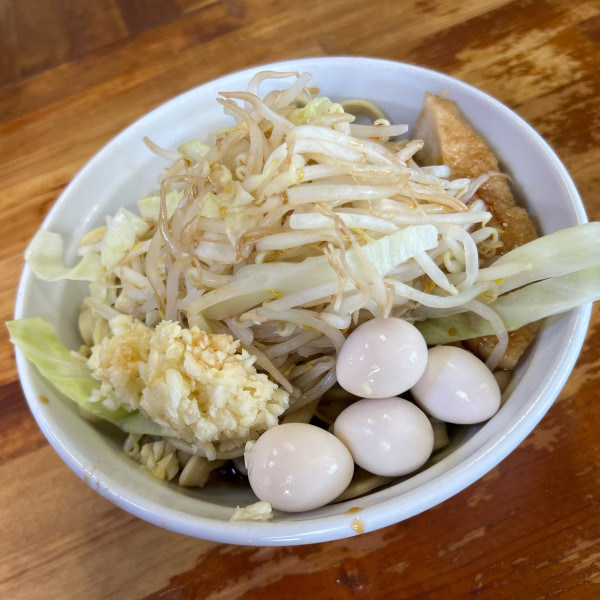 「小ラーメン＋うずら『コール』全部」@蓮爾 新町一丁目店の写真