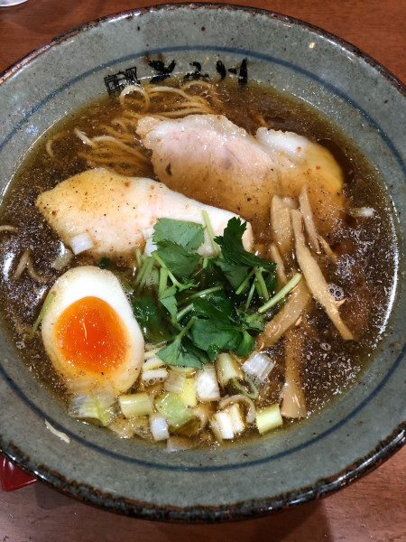 「石臼挽き中華そば」@富川製麺所の写真