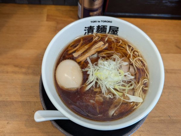 「鶏そば醤油」@清麺屋の写真
