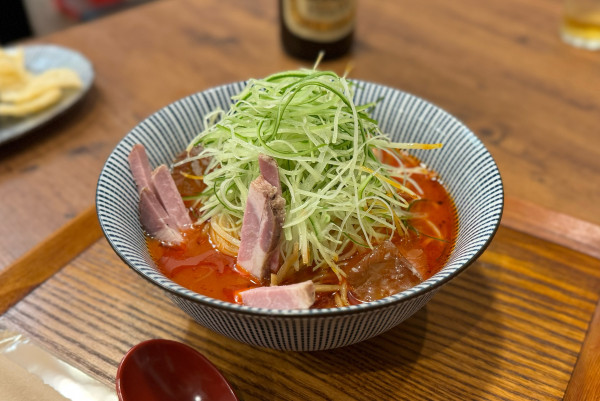 「冷やがけ「辛いっ！」¥1200」@キッチンきらくの写真