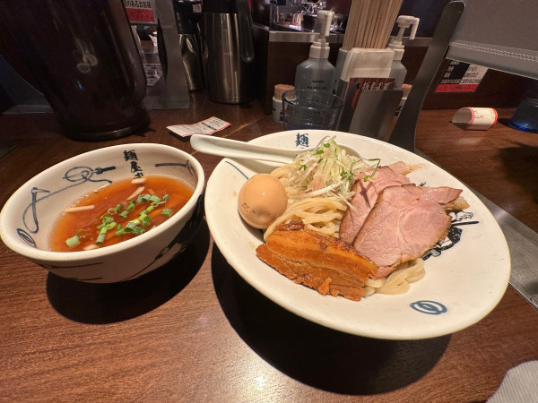 「武蔵つけ麺ゆずおろし 期間限定 1450円 中盛」@麺屋武蔵 芝浦の写真