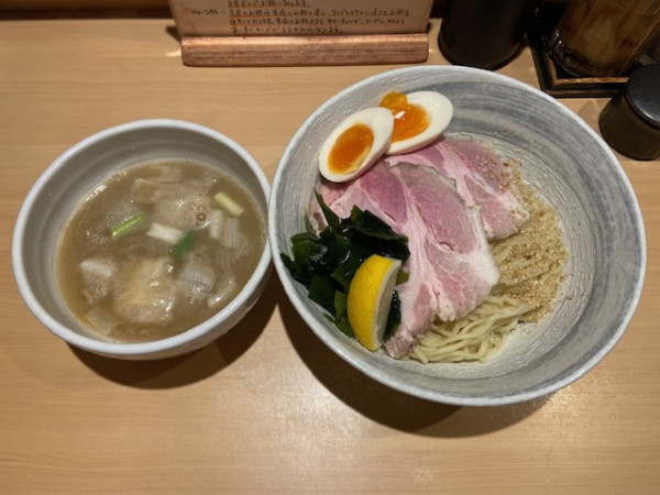 「中濃特製塩つけ麺」@らーめん道の塩の写真