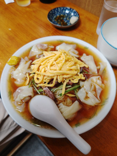 「冷やし中華 ワンタンメン(1,600円)」@わんたんやの写真