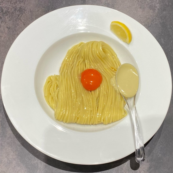 「牡蠣バターたまご麺 ¥800」@むかん横浜の写真