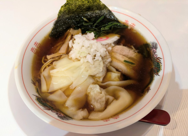 「ワンタンメン   780円」@中華そば 鈴乃家 鯉渕店の写真